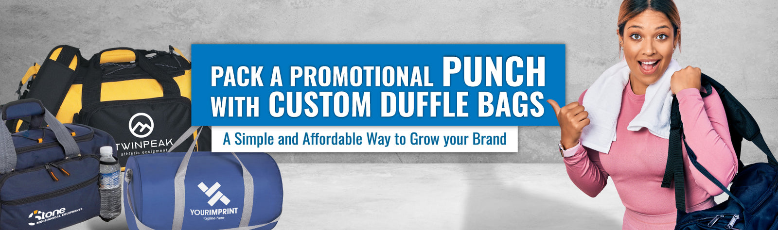 Pack a Promotional Punch with Custom Duffle Bags