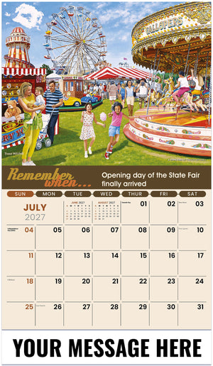 Remember When - 2027 Promotional Calendar