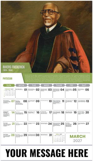 Black History: A Celebration - 2027 Promotional Calendar