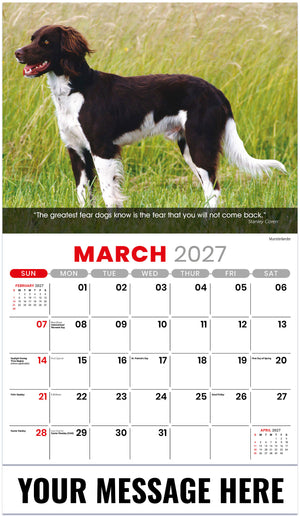 Dogs: Man's Best Friends - 2027 Promotional Calendar