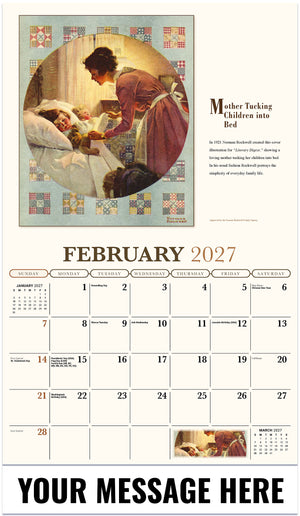 Memorable Images by Norman Rockwell Memory - 2027 Promotional Calendar