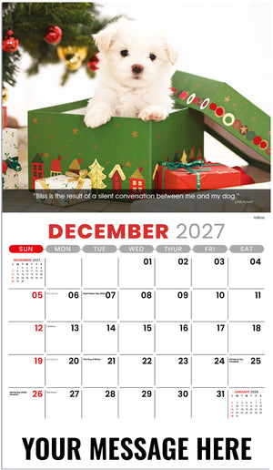 Dogs: Man's Best Friends - 2027 Promotional Calendar