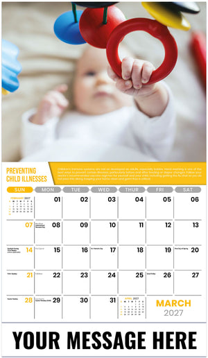 Health Tips - 2027 Promotional Calendar