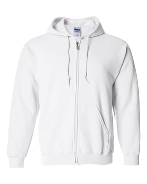 Gildan Heavy Blend™ 13.3 oz. Full-Zip Hood - White