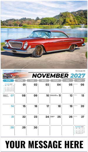 Classic Cars - 2027 Promotional Calendar