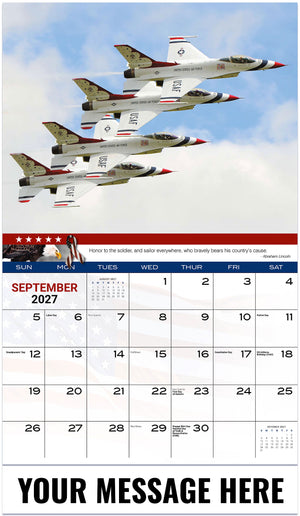 Home of the Brave - 2027 Promotional Calendar