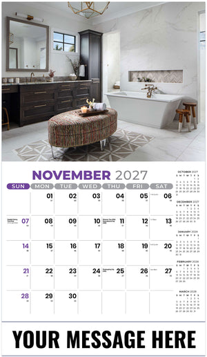 Decor and Design - 2027 Promotional Calendar