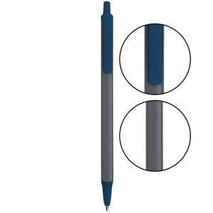 Slate BIC® Clic Stic® Pen - Slate With Metallic Dark Blue