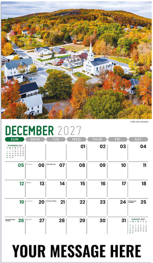Scenes of New England - 2027 Promotional Calendar