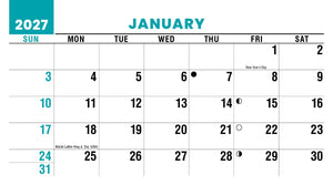 Classic Cars 2027 Promotional Desk Calendar