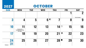 Scenes of America 2027 Promotional Desk Calendar