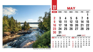 Scenes of Canada 2027 Promotional Desk Calendar