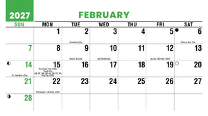 Sun, Sand & Surf 2027 Promotional Desk Calendar