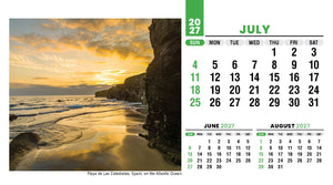 Sun, Sand & Surf 2027 Promotional Desk Calendar