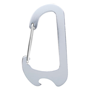 Everest Carabiner Bottle Opener - Silver