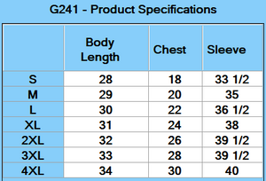 Gildan Unisex Ultra Cotton® Long Sleeve Pocket T-Shirt - Specs