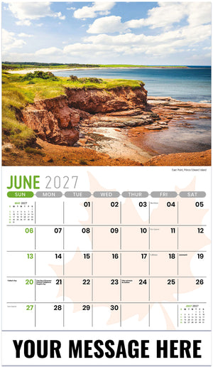 Scenes of Canada - 2027 Promotional Calendar