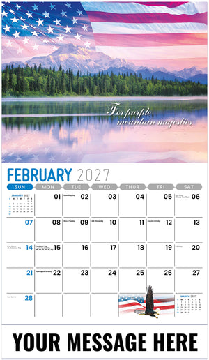 America The Beautiful - 2027 Promotional Calendar