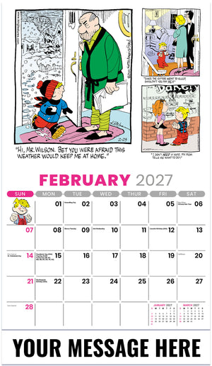 Dennis The Menace - 2027 Promotional Calendar