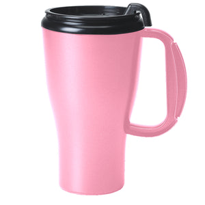 16 oz Omega Mug with Slider Lid - Pink
