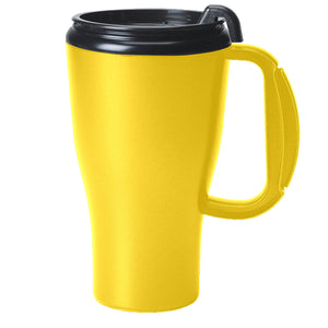 16 oz Omega Mug with Slider Lid - Yellow