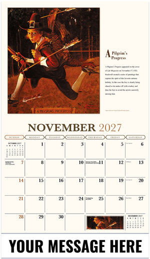Memorable Images by Norman Rockwell Memory - 2027 Promotional Calendar