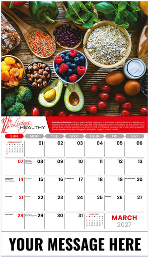 Living Healthy - 2027 Promotional Calendar