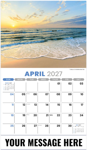 Sun, Sand & Surf - 2027 Promotional Calendar