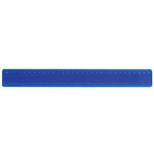Standard 12 inch Ruler - Translucent Blue