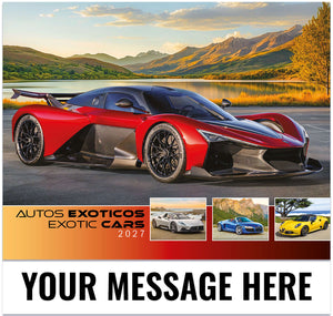 Exotic Cars (Bilingual) - 2027 Promotional Calendar