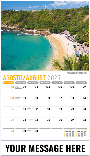 Scenes of Mexico (Bilingual) - 2027 Promotional Calendar