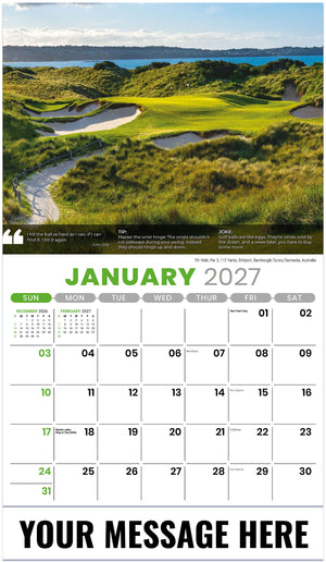 Golf Tips - 2027 Promotional Calendar