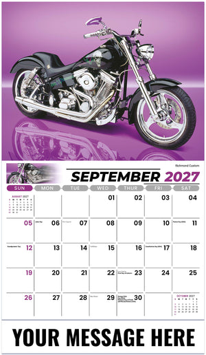 Motorcycle Mania - 2027 Promotional Calendar