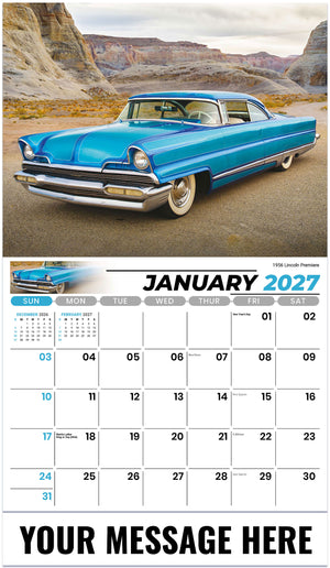 Classic Cars - 2027 Promotional Calendar