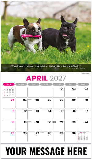 Dogs: Man's Best Friends - 2027 Promotional Calendar
