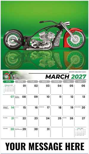 Motorcycle Mania - 2027 Promotional Calendar