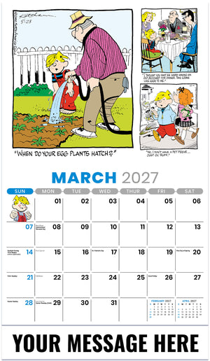 Dennis The Menace - 2027 Promotional Calendar