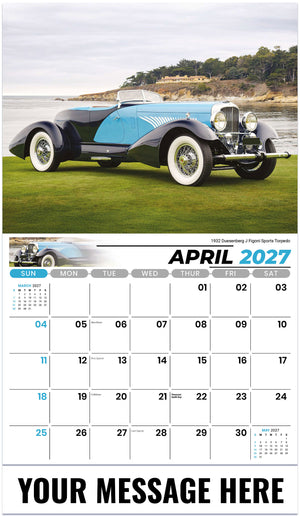 Classic Cars - 2027 Promotional Calendar