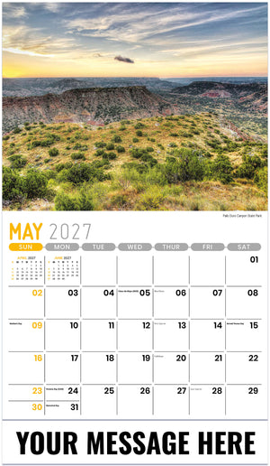 Scenes of Texas - 2027 Promotional Calendar