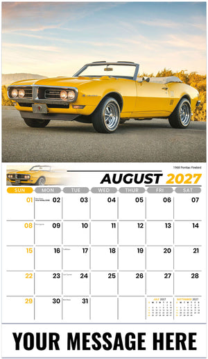 Classic Cars - 2027 Promotional Calendar