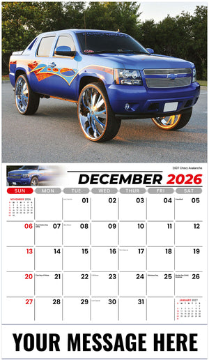 Pumped-Up Pickups - 2027 Promotional Calendar