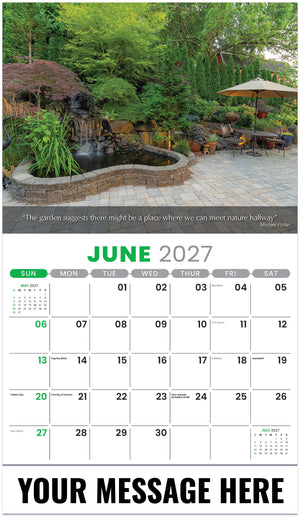 Flowers and Gardens - 2027 Promotional Calendar