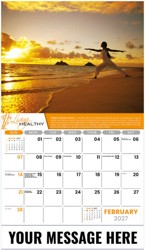 Living Healthy - 2027 Promotional Calendar