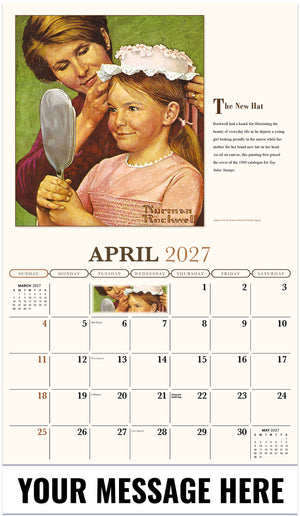 Memorable Images by Norman Rockwell Memory - 2027 Promotional Calendar
