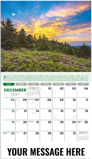 Go Green - 2027 Promotional Calendar