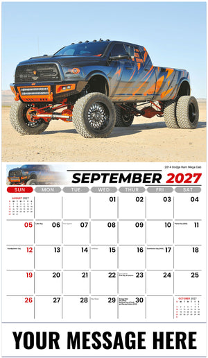 Pumped-Up Pickups - 2027 Promotional Calendar