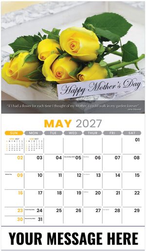 Flowers and Gardens - 2027 Promotional Calendar