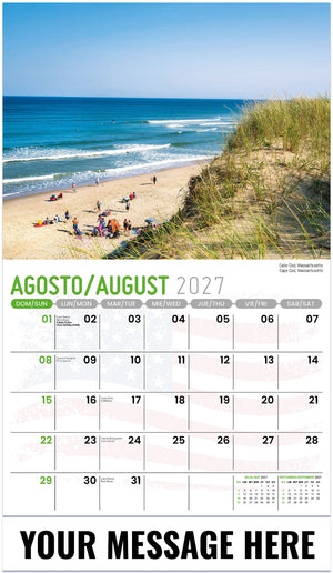 Scenes of America (Bilingual) - 2027 Promotional Calendar