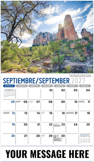 Scenes of Mexico (Bilingual) - 2027 Promotional Calendar