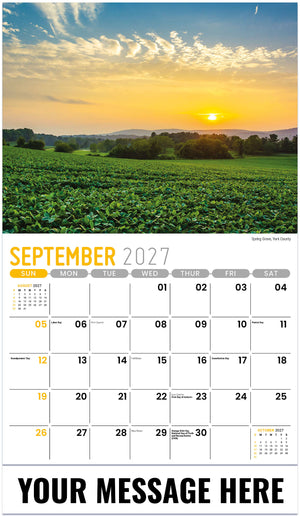 Scenes of Pennsylvania - 2027 Promotional Calendar